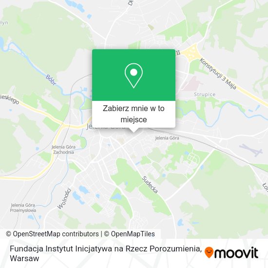 Mapa Fundacja Instytut Inicjatywa na Rzecz Porozumienia