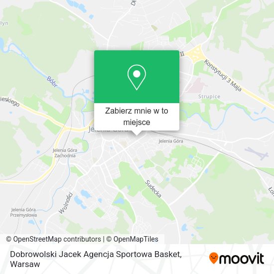 Mapa Dobrowolski Jacek Agencja Sportowa Basket