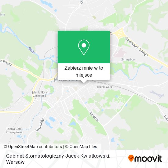 Mapa Gabinet Stomatologiczny Jacek Kwiatkowski