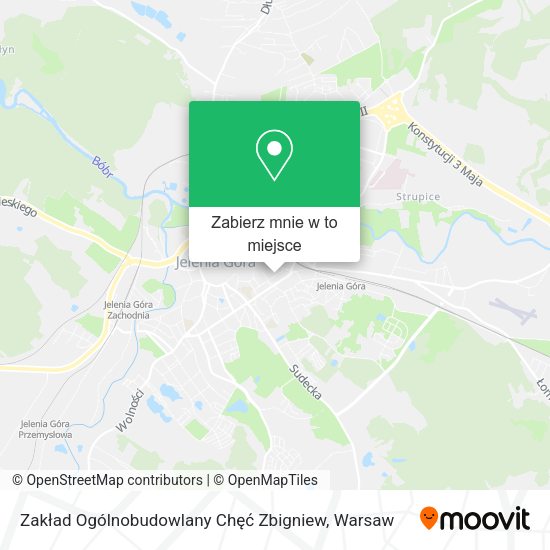 Mapa Zakład Ogólnobudowlany Chęć Zbigniew