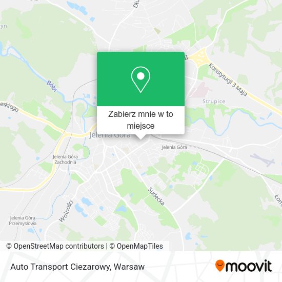 Mapa Auto Transport Ciezarowy