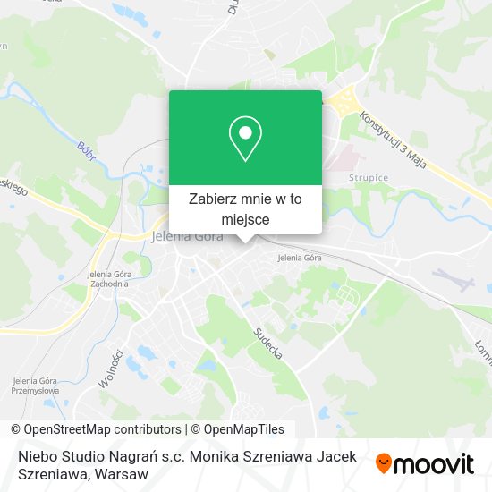 Mapa Niebo Studio Nagrań s.c. Monika Szreniawa Jacek Szreniawa