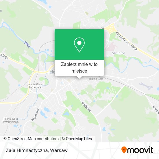 Mapa Zała Himnastyczna