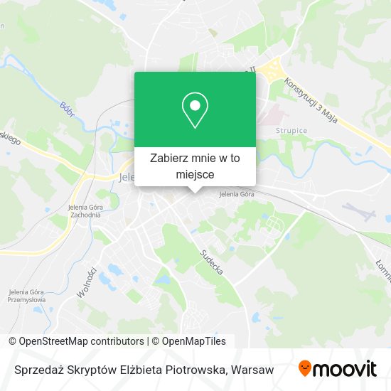 Mapa Sprzedaż Skryptów Elżbieta Piotrowska