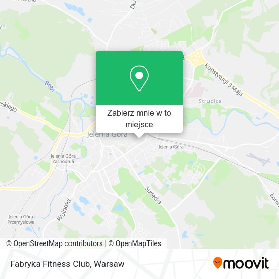 Mapa Fabryka Fitness Club