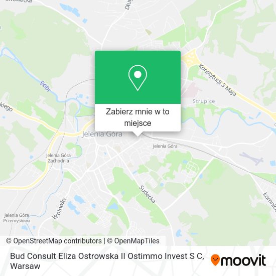 Mapa Bud Consult Eliza Ostrowska II Ostimmo Invest S C