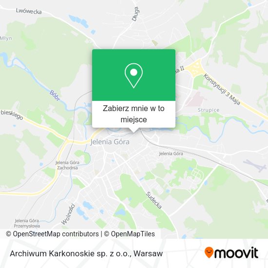 Mapa Archiwum Karkonoskie sp. z o.o.