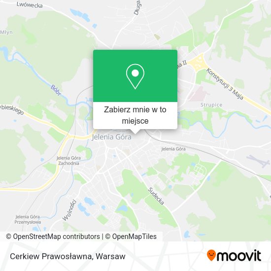 Mapa Cerkiew Prawosławna