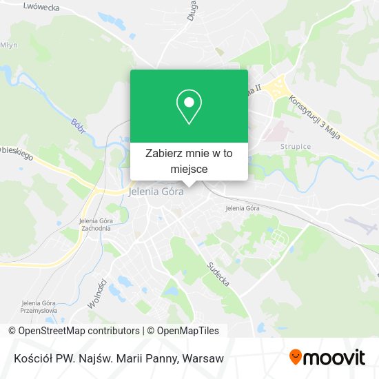 Mapa Kościół PW. Najśw. Marii Panny