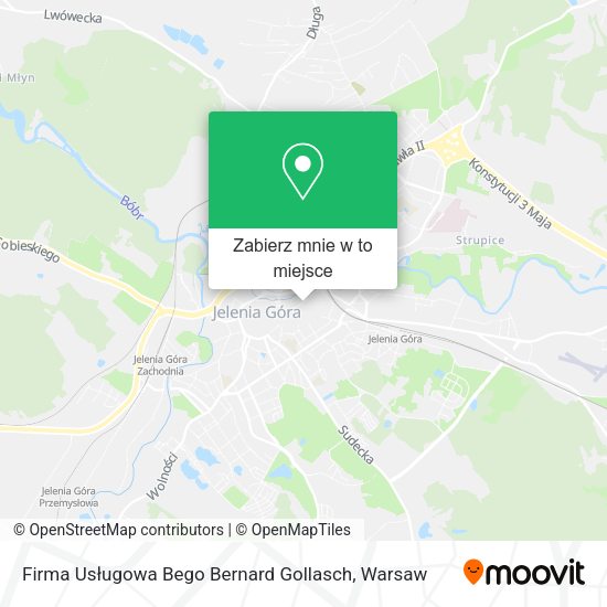 Mapa Firma Usługowa Bego Bernard Gollasch