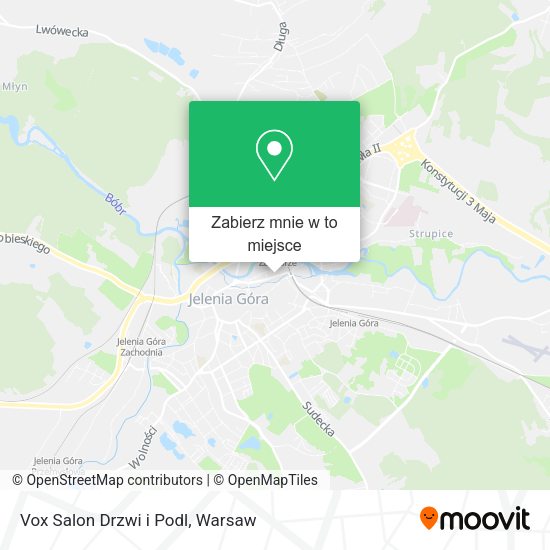 Mapa Vox Salon Drzwi i Podl