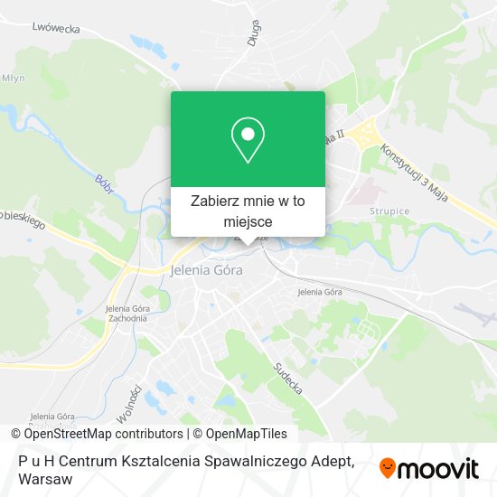 Mapa P u H Centrum Ksztalcenia Spawalniczego Adept