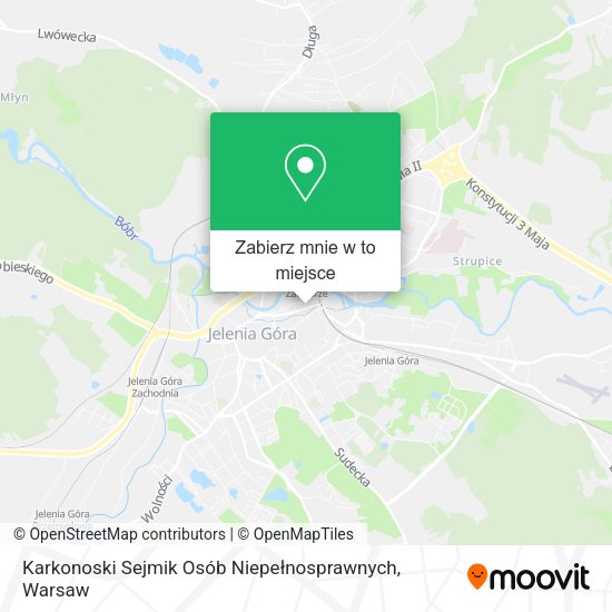 Mapa Karkonoski Sejmik Osób Niepełnosprawnych