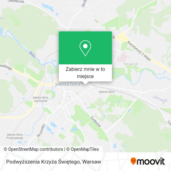 Mapa Podwyższenia Krzyża Świętego