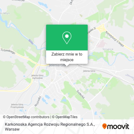 Mapa Karkonoska Agencja Rozwoju Regionalnego S.A.