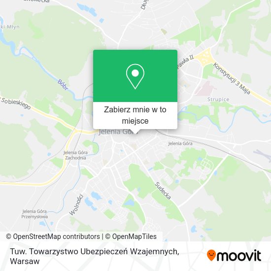 Mapa Tuw. Towarzystwo Ubezpieczeń Wzajemnych