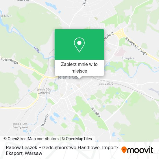 Mapa Rabów Leszek Przedsiębiorstwo Handlowe. Import-Eksport