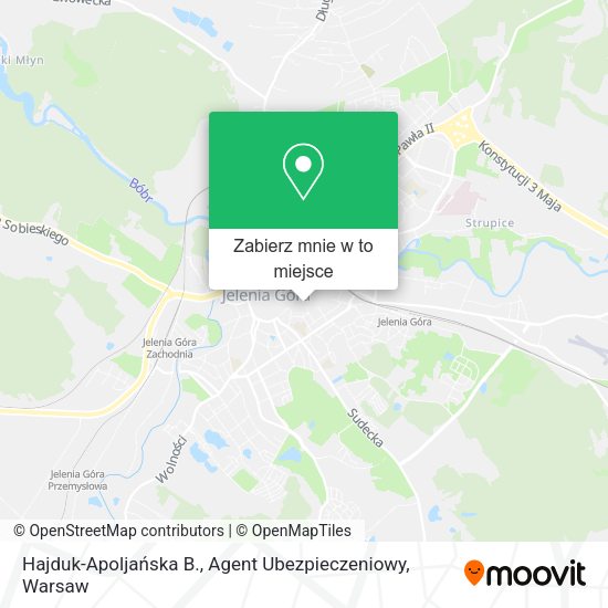 Mapa Hajduk-Apoljańska B., Agent Ubezpieczeniowy