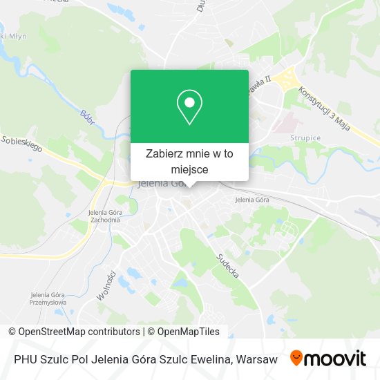 Mapa PHU Szulc Pol Jelenia Góra Szulc Ewelina