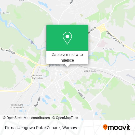 Mapa Firma Usługowa Rafał Zubacz