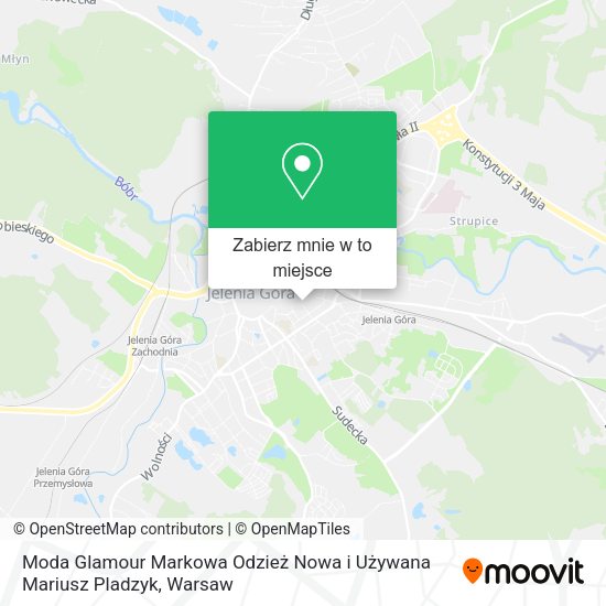 Mapa Moda Glamour Markowa Odzież Nowa i Używana Mariusz Pladzyk