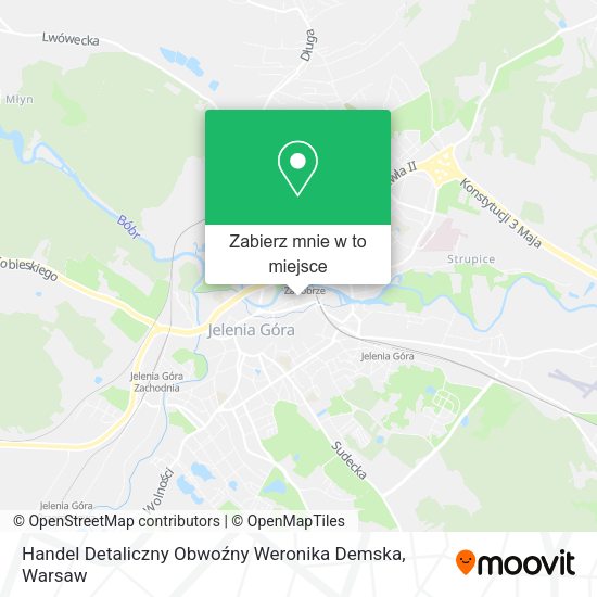 Mapa Handel Detaliczny Obwoźny Weronika Demska