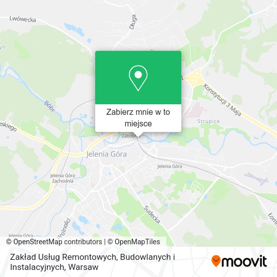 Mapa Zakład Usług Remontowych, Budowlanych i Instalacyjnych