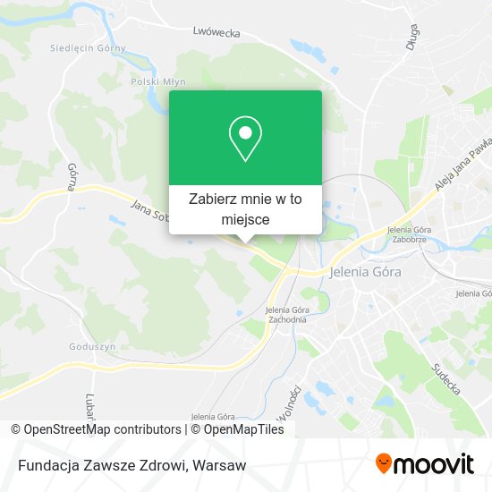 Mapa Fundacja Zawsze Zdrowi