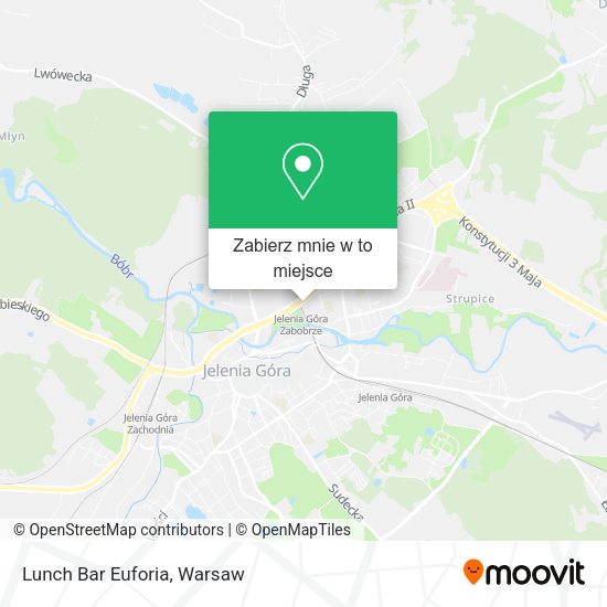 Mapa Lunch Bar Euforia