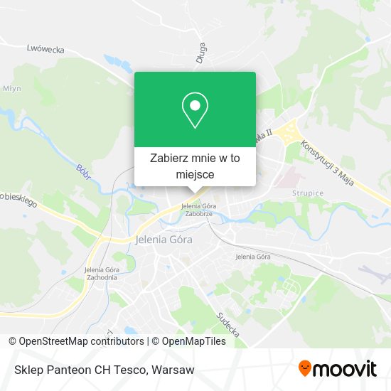 Mapa Sklep Panteon CH Tesco