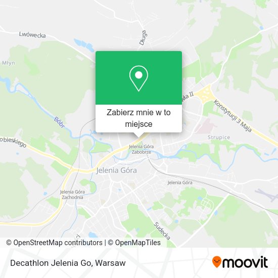 Mapa Decathlon Jelenia Go