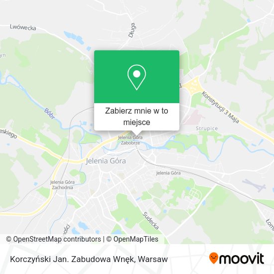 Mapa Korczyński Jan. Zabudowa Wnęk