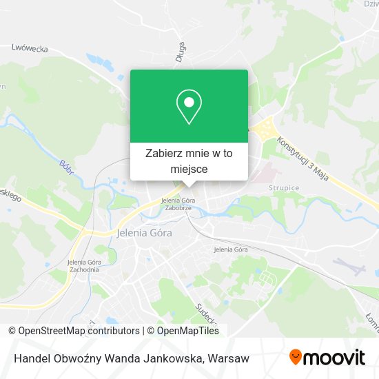 Mapa Handel Obwoźny Wanda Jankowska