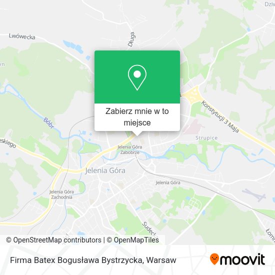 Mapa Firma Batex Bogusława Bystrzycka