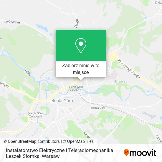 Mapa Instalatorstwo Elektryczne i Teleradiomechanika Leszek Słomka