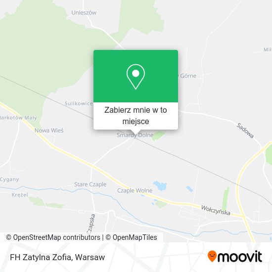 Mapa FH Zatylna Zofia