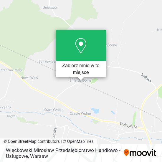 Mapa Więckowski Mirosław Przedsiębiorstwo Handlowo - Usługowe