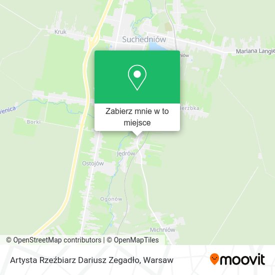 Mapa Artysta Rzeźbiarz Dariusz Zegadło