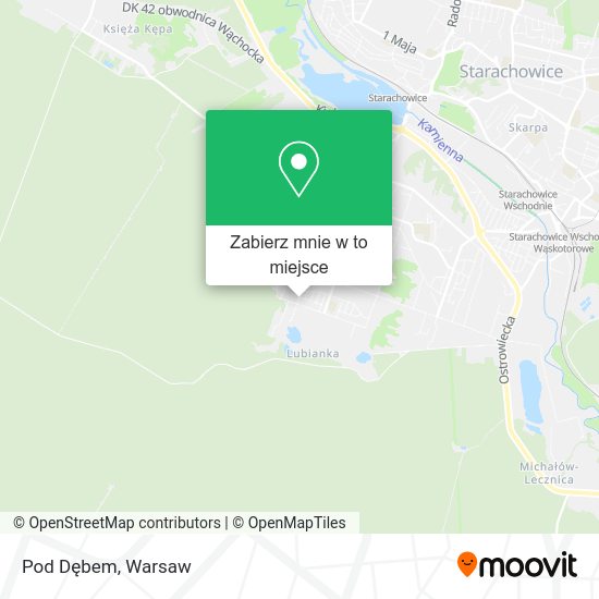 Mapa Pod Dębem