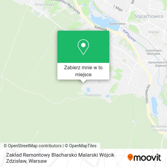 Mapa Zakład Remontowy Blacharsko Malarski Wójcik Zdzisław