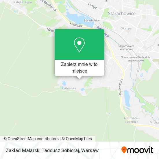 Mapa Zakład Malarski Tadeusz Sobieraj