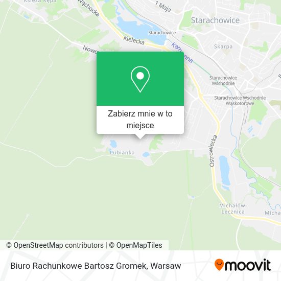 Mapa Biuro Rachunkowe Bartosz Gromek