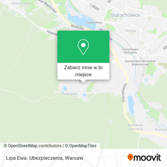 Mapa Lipa Ewa. Ubezpieczenia