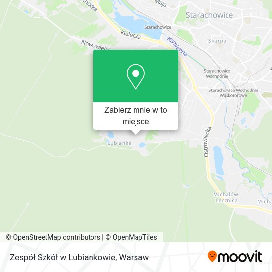 Mapa Zespół Szkół w Lubiankowie