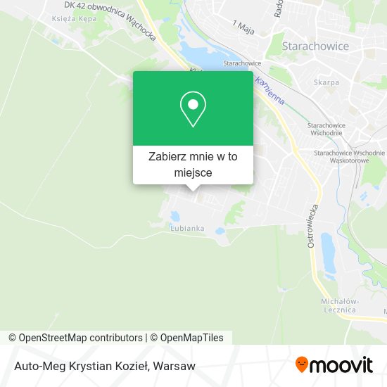 Mapa Auto-Meg Krystian Kozieł