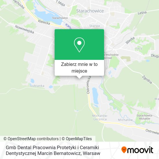 Mapa Gmb Dental Pracownia Protetyki i Ceramiki Dentystycznej Marcin Bernatowicz