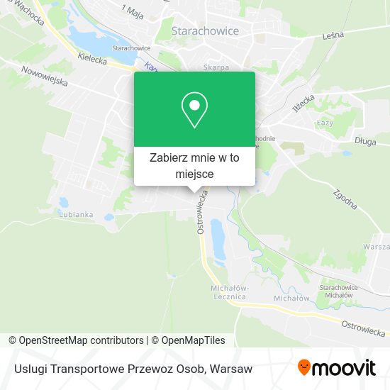 Mapa Uslugi Transportowe Przewoz Osob