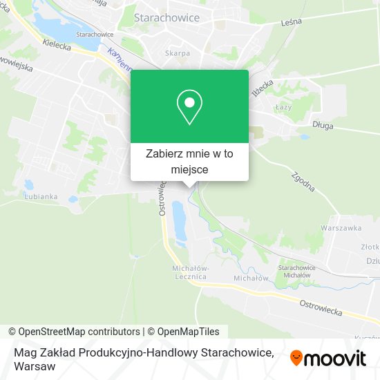 Mapa Mag Zakład Produkcyjno-Handlowy Starachowice