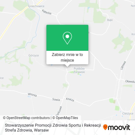 Mapa Stowarzyszenie Promocji Zdrowia Sportu i Rekreacji Strefa Zdrowia