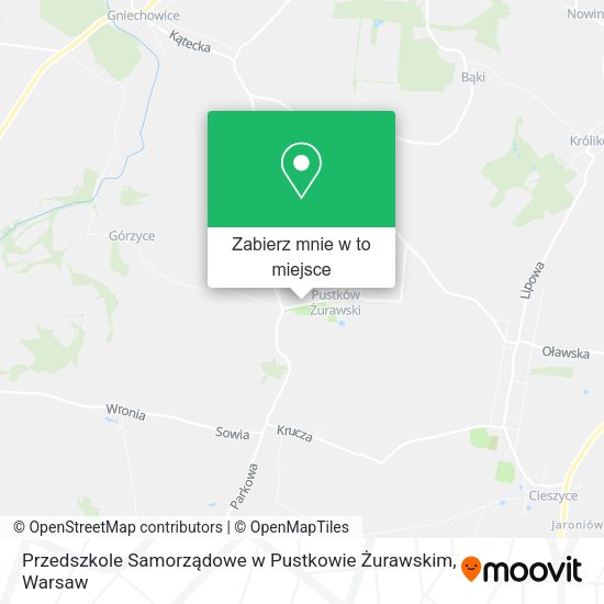 Mapa Przedszkole Samorządowe w Pustkowie Żurawskim